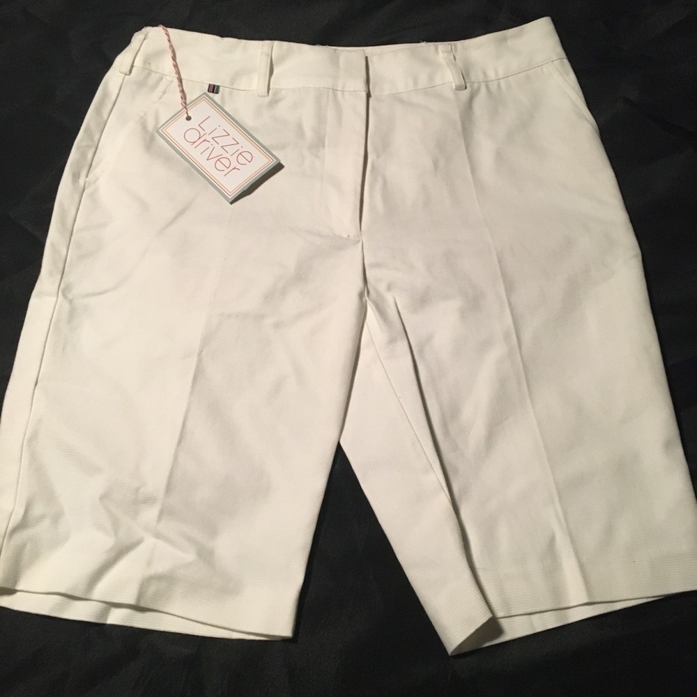 White women golf shorts NWT